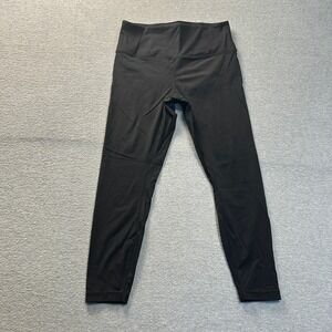 TALA High Rise Leggings Womens Large Black Short 479 Recycled Nylon Lycra